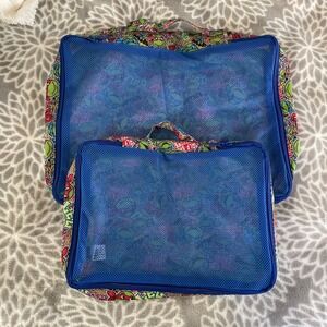Teenage Mutant Ninja Turtles Travel Packing Cubes Set Mesh Zipper Organizer Blue